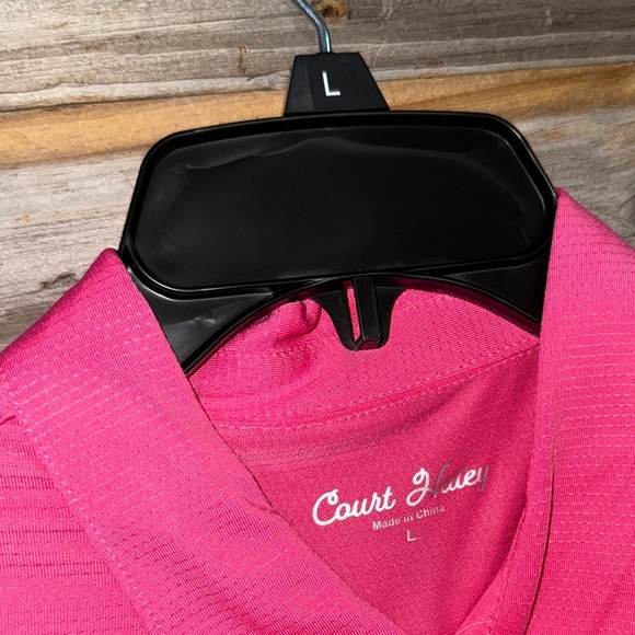 Court Haley- large - pink with white design - Picture 2 of 5